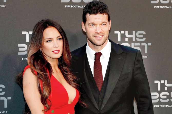 Michael Ballack and Natacha Tannous