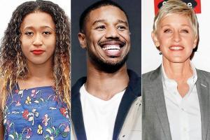 Ellen DeGeneres plays cupid to Naomi Osaka and actor Michael Jordan