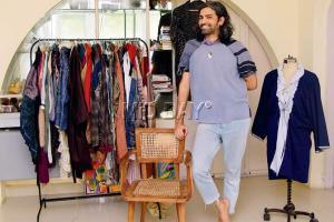 Fashion consultant Nikhil D enjoys making wardrobe from waste