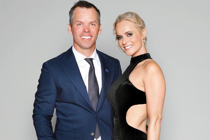 Paul Casey and his wife Pollyanna