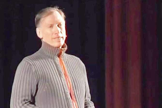Paul Saltzman at a TED Talk
