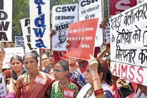 Rewari women activists seek justice for rape survivor