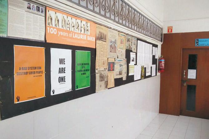 After all their efforts to elicit action against the professors failed, students have now put up posters in protest