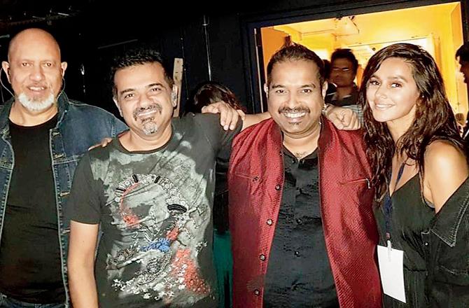 Ehsaan, Loy, Shankar and Shibani Dandekar 