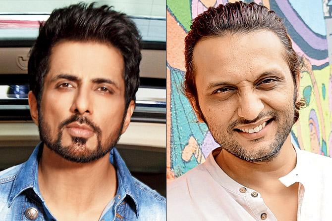 Sonu Sood and Mohammed Zeeshan Ayyub