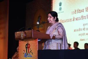 Sushma Swaraj: India ready to take lead on climate action