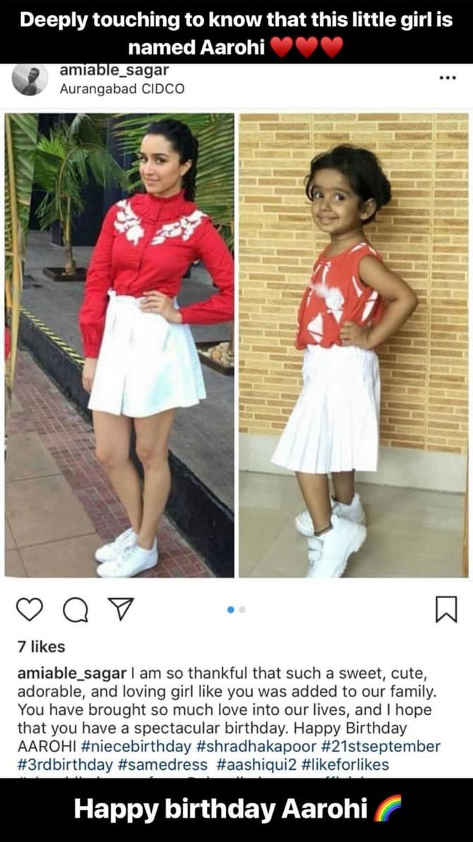 Shraddha Kapoor instagram