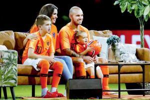 Netherlands' veteran footballer Wesley Sneijder retires
