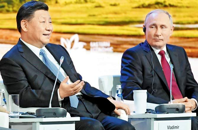 Xi Jinping and Vladimir Putin