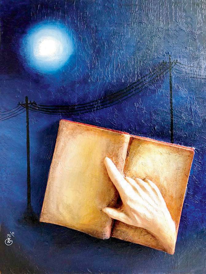 Real knowlege as depicted by the moon