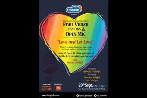 Celebrate love with open mic by Radio City freedom on September 29