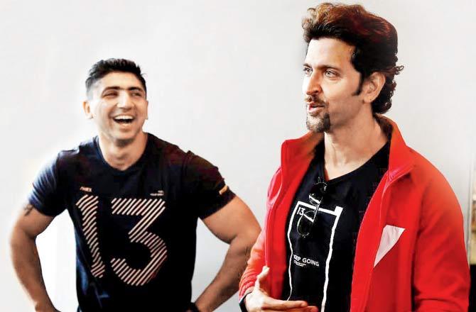 Mustafa Ahmed  and Hrithik Roshan