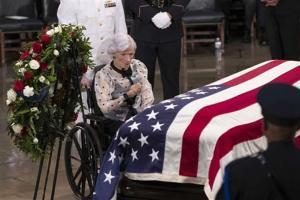 Americans bid John McCain solemn farewell with US Capitol honour