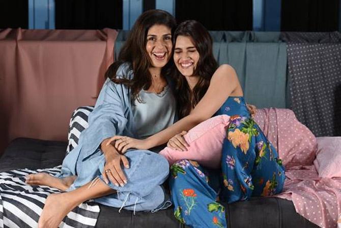 Shroff Adajania and Kriti Sanon