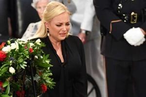 John McCain's daughter Meghan takes shot at President Trump during eulogy
