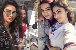 Photos: Mouni Roy enjoys luxurious vacation with Sanjeeda and Aashka