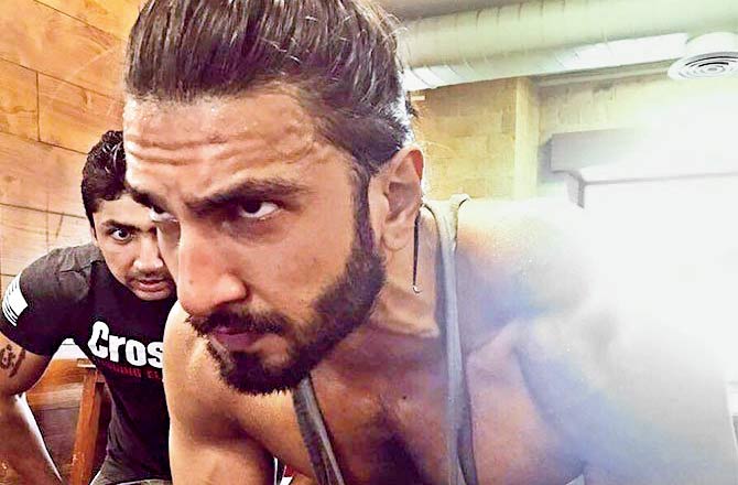 Ahmed with Ranveer Singh