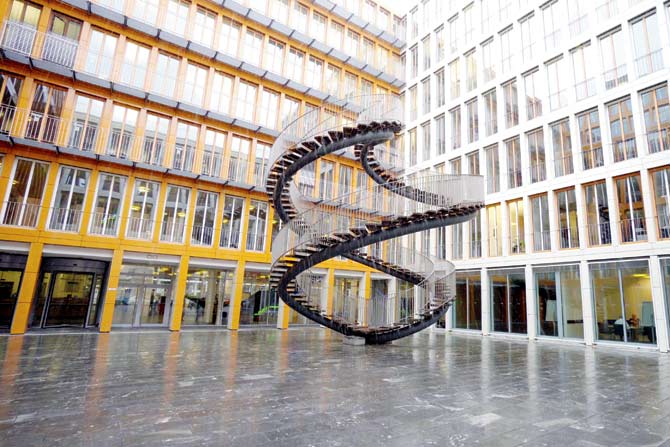 Umschreibung is a sculpture by Danish artist Olafur Eliasson from the Berlin episode