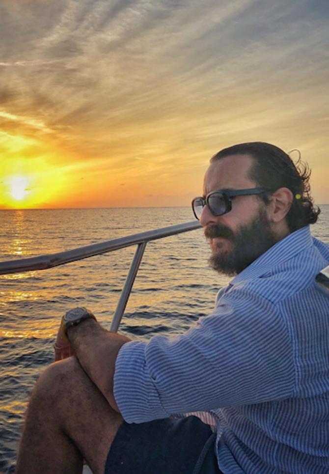 Saif Ali Khan in Maldives