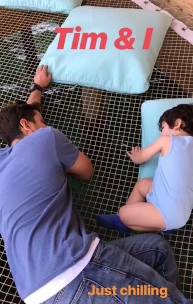 Kunal Kemmu and Taimur Ali Khan