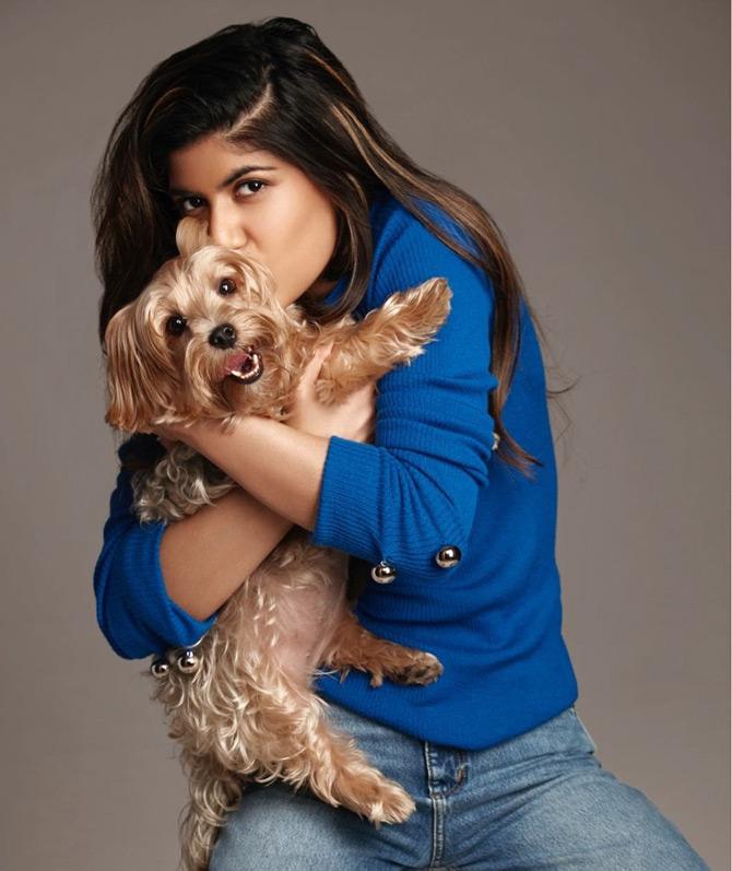 In a throwback Thursday post, Ananya Birla took to Instagram to share a throwback picture of herself with her dog Skai. The two looked truly adorable as Ananya is seen showering tons of kisses on her pet dog. In the picture, Ananya Birla cuddles sky in her arms as she captions the picture: Missing my baby!!!