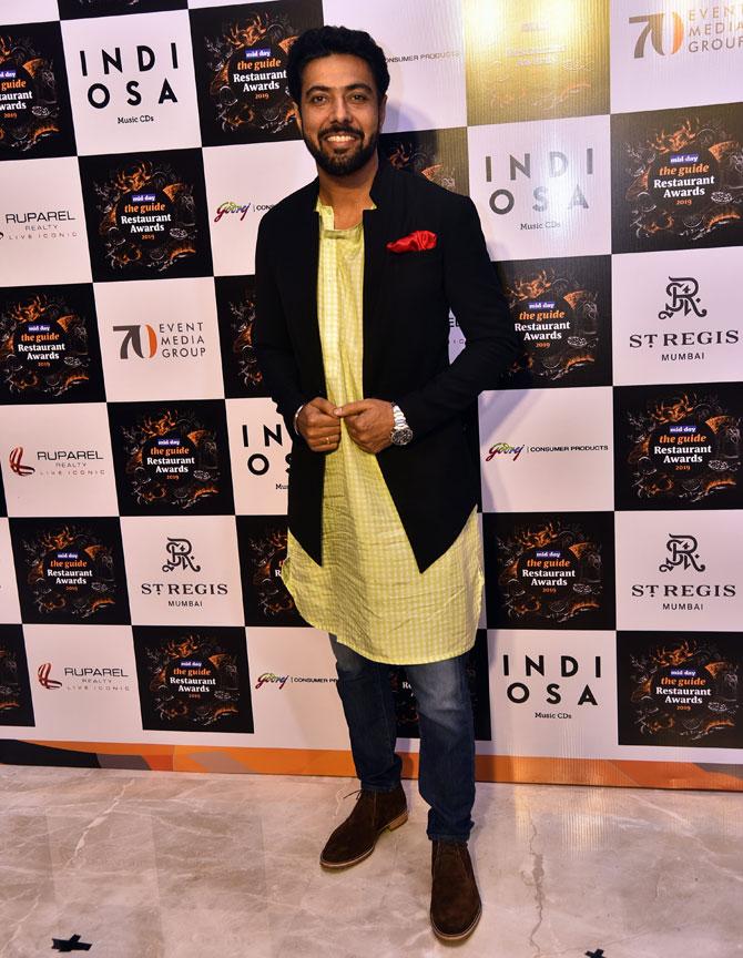 Celebrity chef Ranveer Brar at the Guide Restaurant Awards 2019 at St Regis, Lower Parel in Mumbai on April 9, 2019