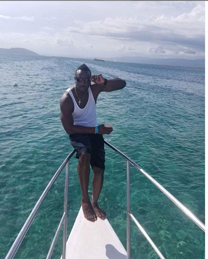 Andre Russell posted this picture and captioned, 