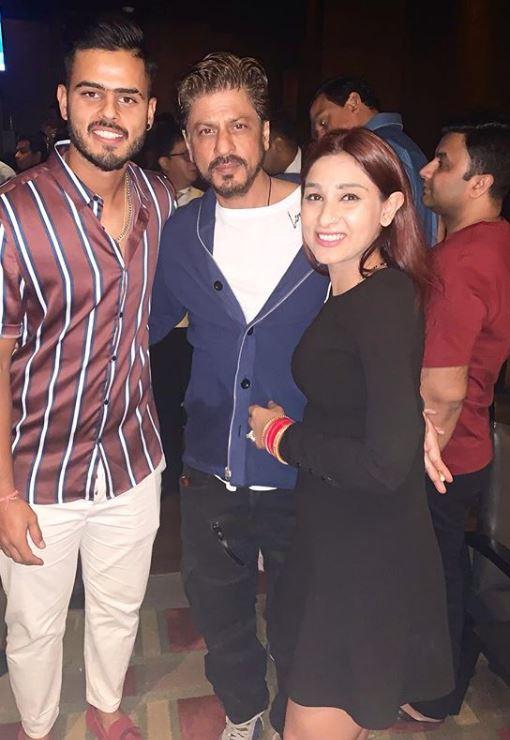 Nitish Rana posted this picture with wife Saachi Marwah and captioned it as, 