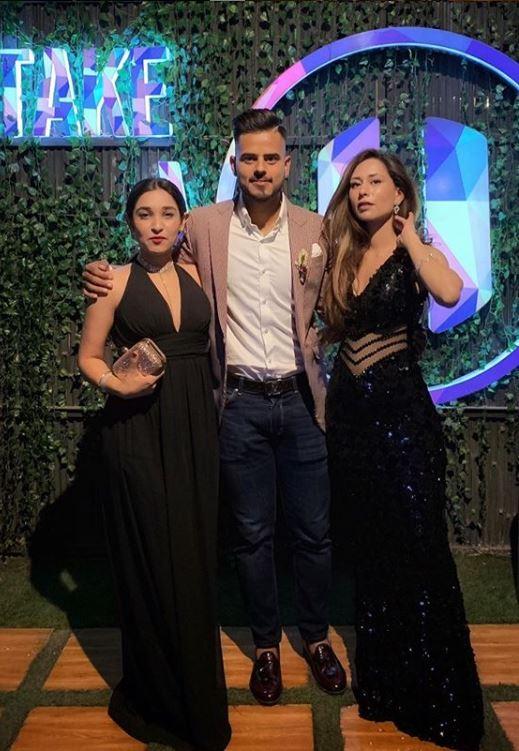 Nitish Rana posted this picture with wife Saachi Marwah and captioned it as, 