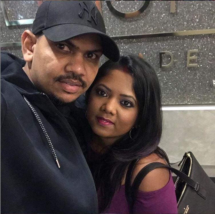 Sunil Narine posted this picture of himself with his wife Nandita and captioned it as, 