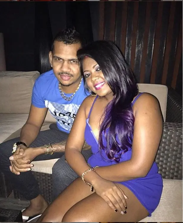 Sunil Narine posted this picture of himself with his wife Nandita and captioned it as, 