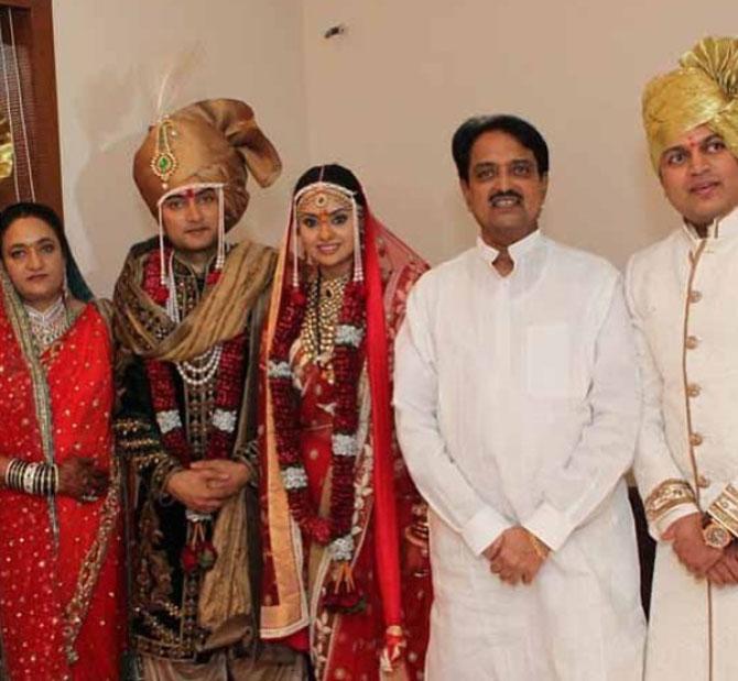 There were double celebrations in the Deshmukh household in the month of February 2012 as Riteish Deshmukh tied the knot with Genelia on February 4, 2012, and his younger brother Dhiraj Deshmukh got hitched on February 28, 2012