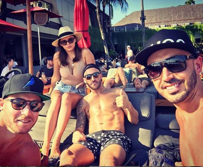 Faf du Plessis first made his entry in the IPL in 2011, when Chennai Super Kings bagged the right-hander. He was bought for reportedly Rs. 70 lakh.
Faf du Plessis posted this picture with wife Imari Visser and captioned, 