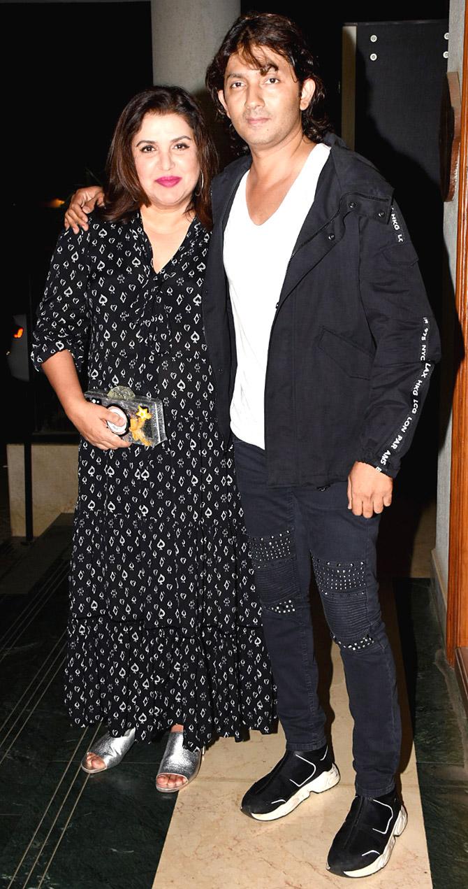 Farah Khan attended Manoj Bajpayee's birthday bash with her husband-filmmaker Shirish Kunder. The couple was twinning in black for the night. In 2016, Kunder made an 18-minute short film Kriti, which featured Manoj Bajpayee, Radhika Apte and Neha Sharma. Buzz is that Manoj Bajpayee has been roped in for the couple's upcoming Netflix film Mrs Serial Killer.