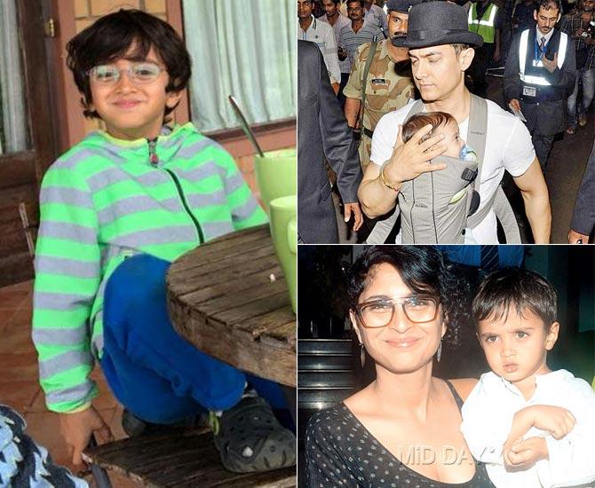 Azad Rao Khan: Aamir Khan's son from his second wife Kiran Rao, was born on December 05, 2011, through surrogacy. The star kid plays football and had even played for MSSA U-8 five-a-side football tournament in Mumbai.
