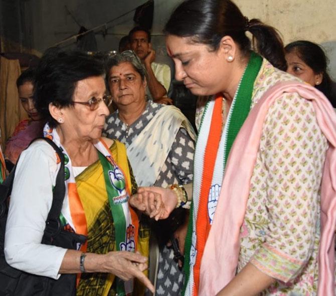 Priya Dutt from Congress was nominated from the Mumbai North-Central Lok Sabha constituency, from where she was elected in 2004 and 2009 before losing in 2014. She was elected for the first time from Mumbai North-West constituency in Maharashtra to the 14th Lok Sabha on 22 November 2005. Priya Dutt also represented in the 15th Lok Sabha
 