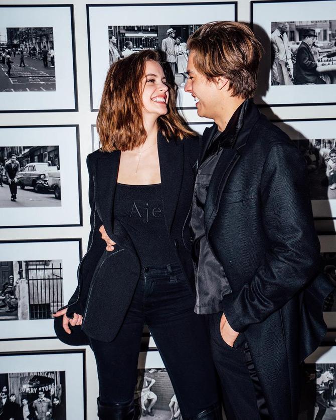 The 25-year-old Hungarian model is in a relationship with American actor Dylan Sprouse. Barbara Palvin and Sprouse live together in Brooklyn. When Palvin was announced as the Victoria Secret Angel, her partner Dylan Sprouse took to Instagram to congratulate his better half and shared a picture of the couple. He captioned the pic: Here's to the people who tried to drag her down, cheers!
In pic: Barbara Palvin and Dylan Sprouse make for a picture-perfect couple as the two share a candid picture.