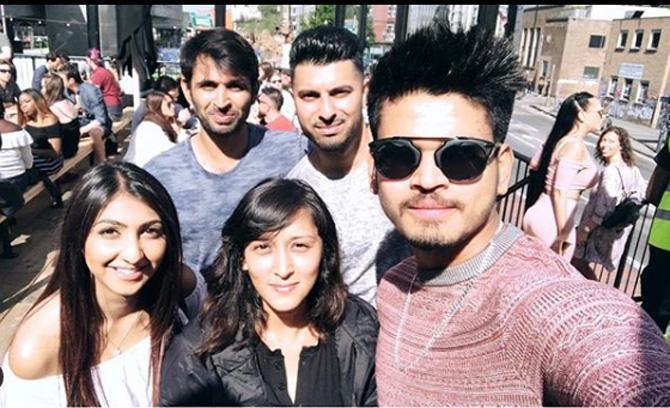 In an interview a few years ago, Shreyas Iyer had revealed that his ancestors are from Thrissur, Kerala.
In picture: Shreyas Iyer with his friends during a trip to London.