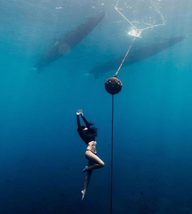 Chelsea Kauai grew up in Hawai which made her a skilled deep water diver