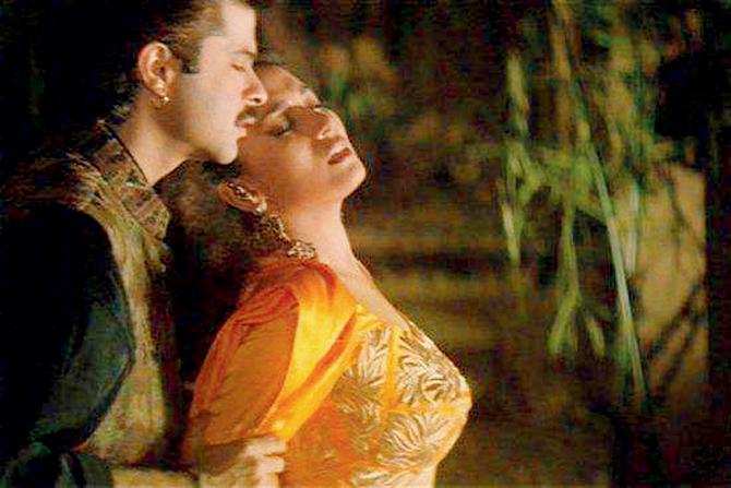 Anil Kapoor and Madhuri Dixit Nene