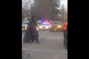 Viral Video: 'Batman' offers help to fight crime, police say no!