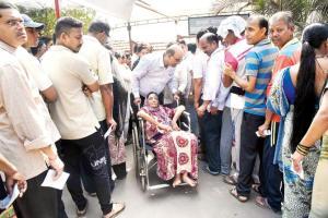 Physically challenged, elderly, get little help at polling station