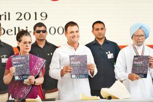 Elections 2019: 55 pages election manifesto released by Congress Party