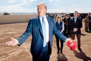 'Turn around,' Donald Trump tells migrants at Mexico border