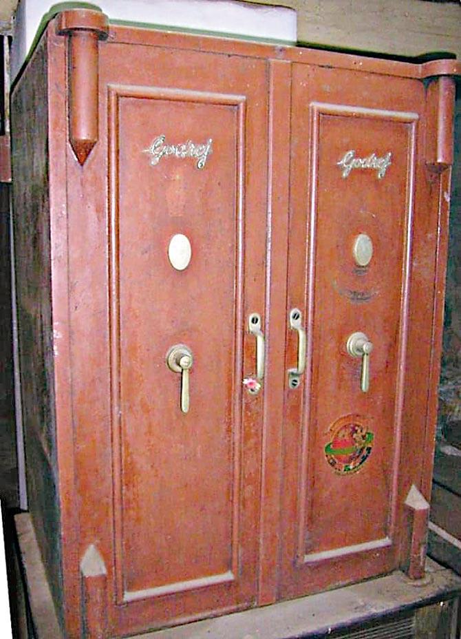 The safe from the 1920s, posted under Something Big. Pics courtesy/Godrej Archives