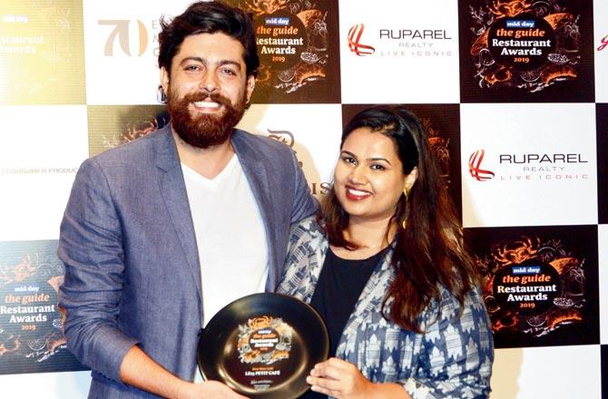 Le15 Cafe won the Best New Cafe at The Guide Restaurant Awards 2019 by Mid-day