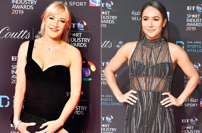 Speed skater Elise Christie and Tennis player Heather Watson