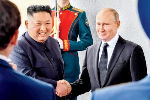 With Kim in Russia, Putin says N Korea needs to de-nuclearise
