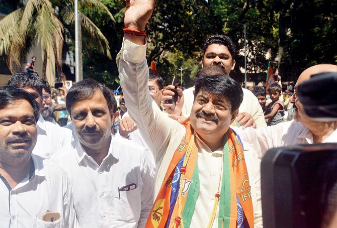 Three-time corporator Manoj Kotak has been fielded by the BJP. File Pic