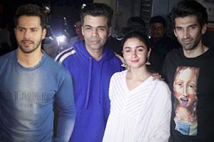 Kalank screening: Janhvi Kapoor, Alia Bhatt, Aditya Roy Kapur attend